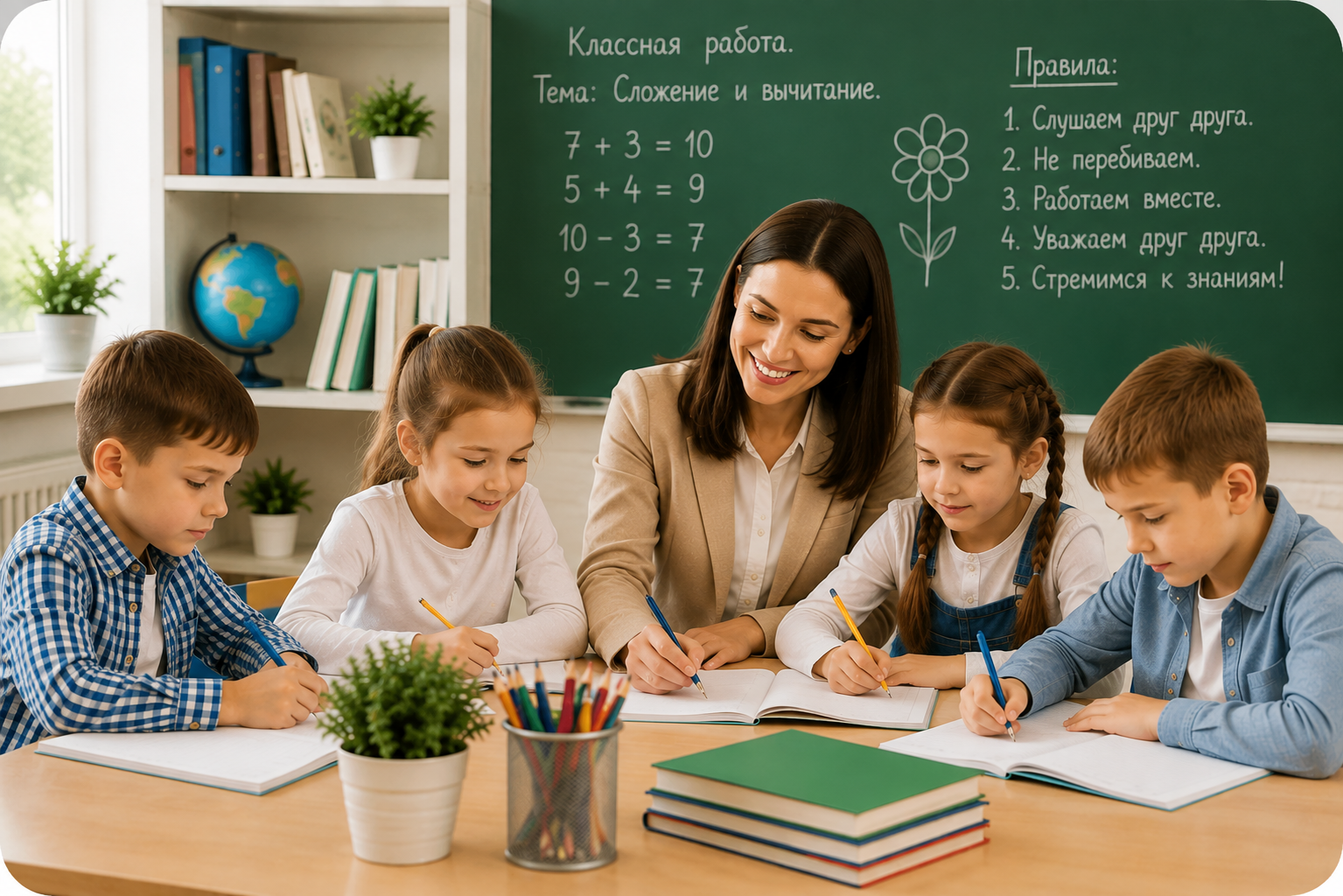 1) Модуль вверху - Баннер специальность - Преподавание в начальных классах