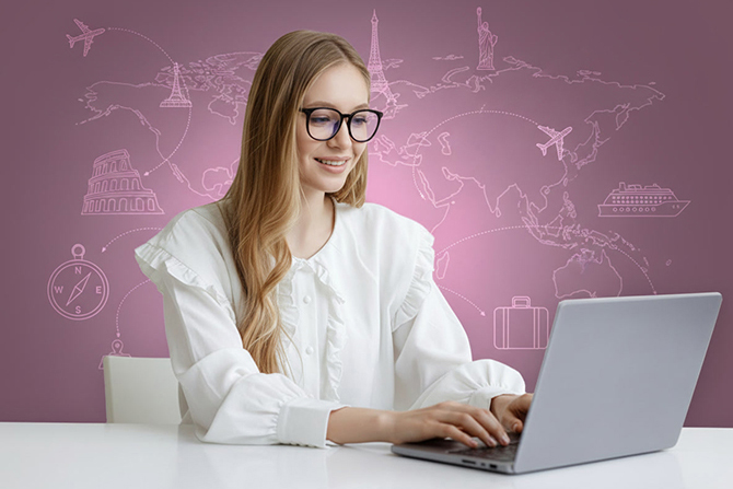 1) Модуль вверху - Баннер специальность - Туризм и гостеприимство