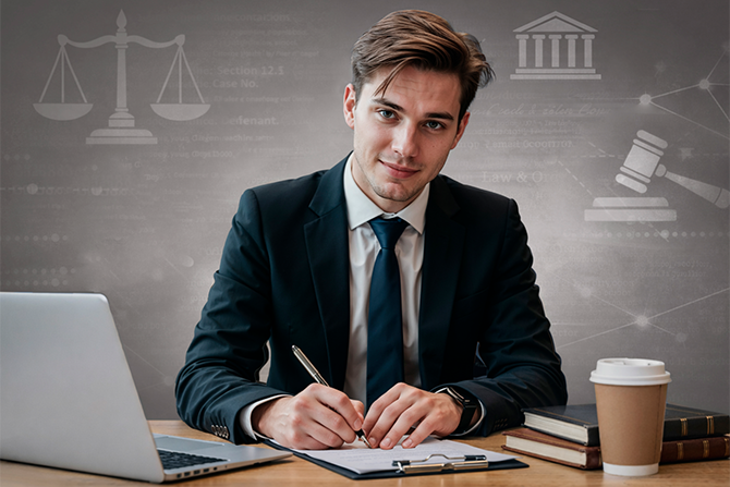 1) Модуль вверху - Баннер специальность - Юриспруденция 